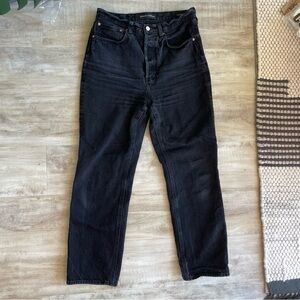 Aritzia black loose jeans